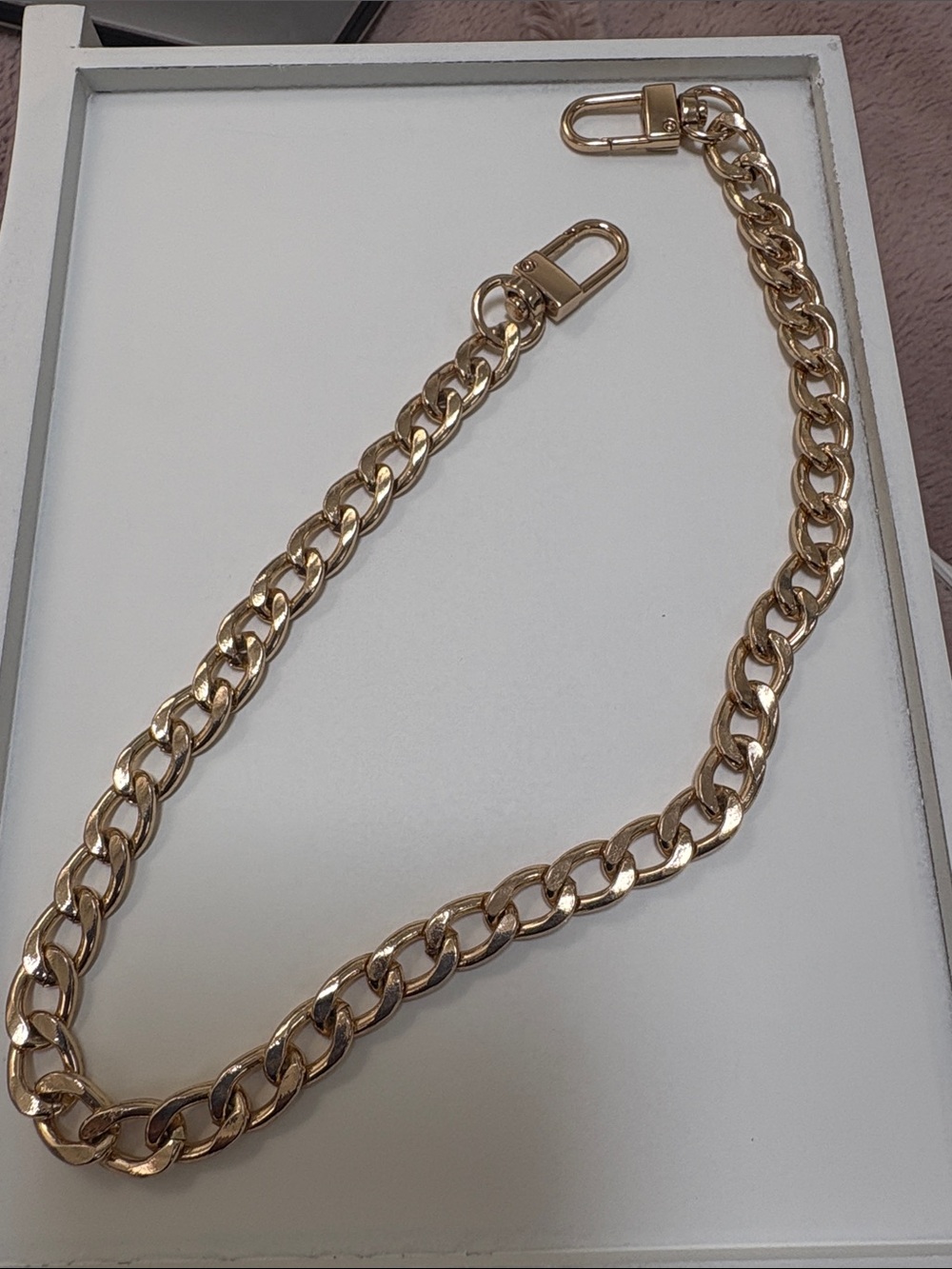 Gold Chain Strap for Women - Classic Link Design